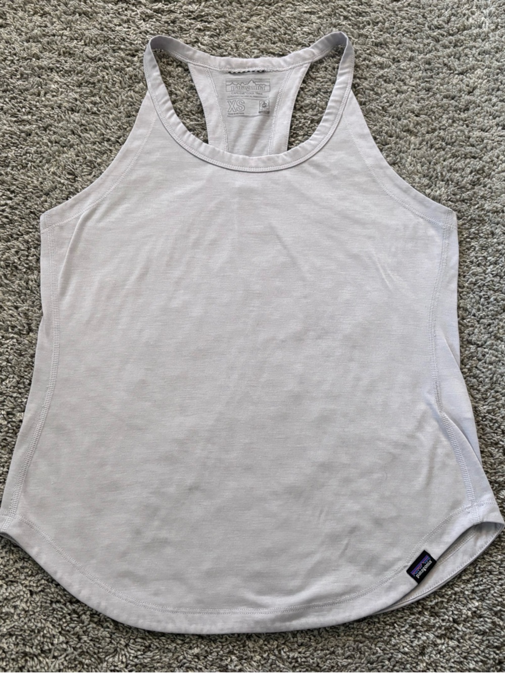 Patagonia Light Purple Racerback Tank Top Womens Size XS